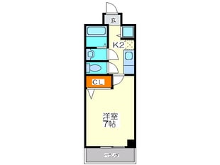 グラマシー心斎橋東の物件間取画像